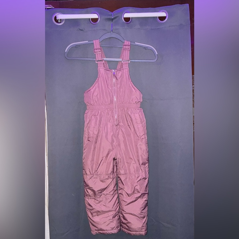 Pink Platinum Insulated Pink Overalls with Adjustable Straps